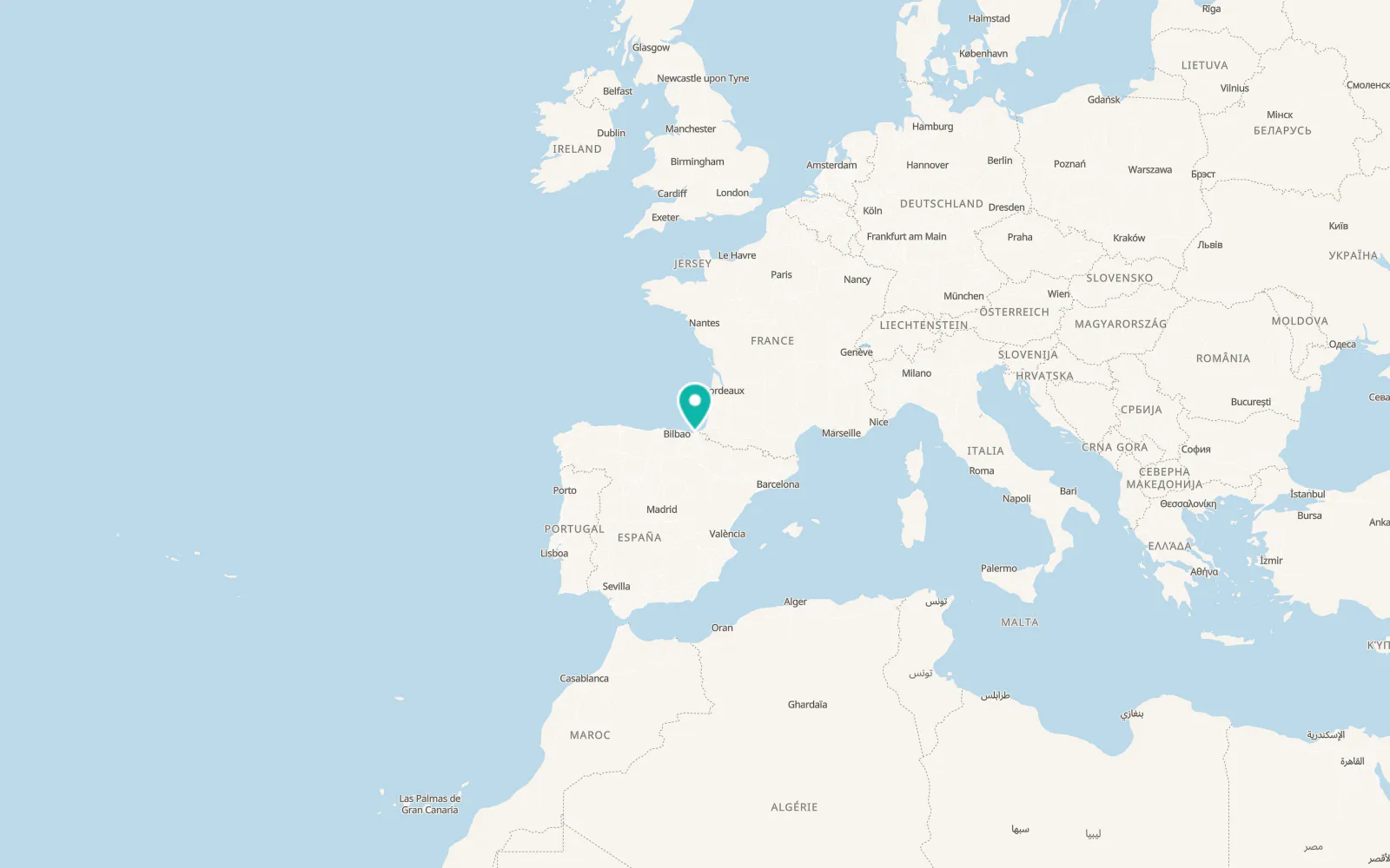 Map of Lasarte