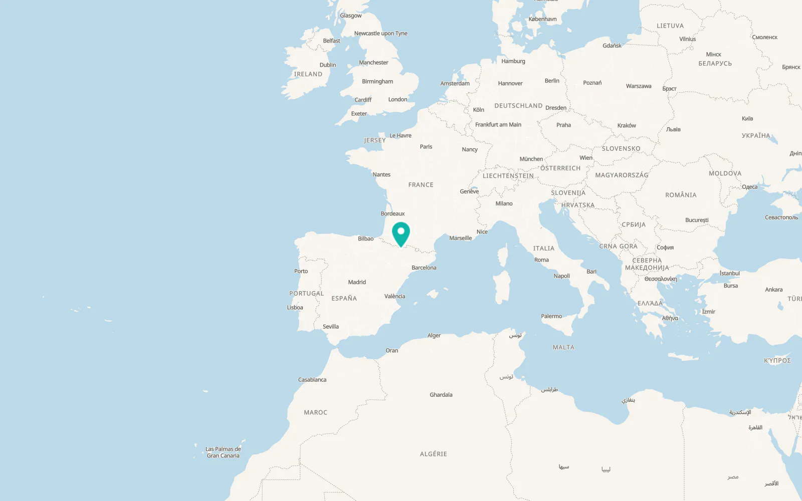 Map of Laspuña
