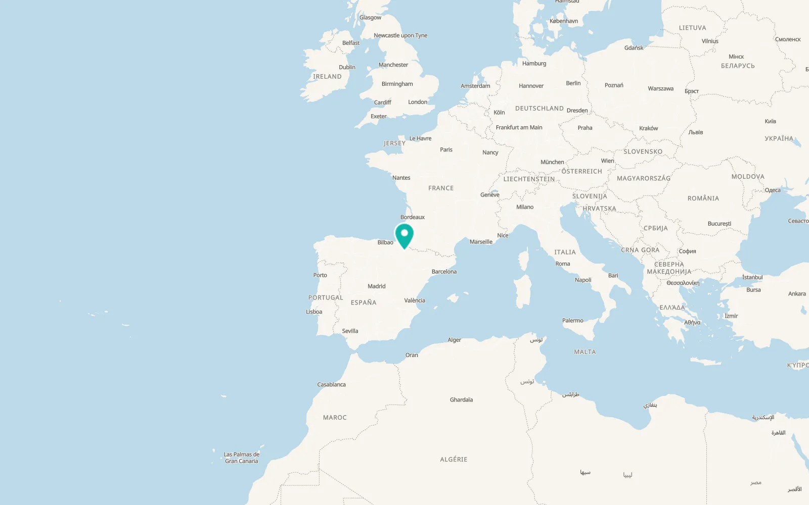 Map of Liédena