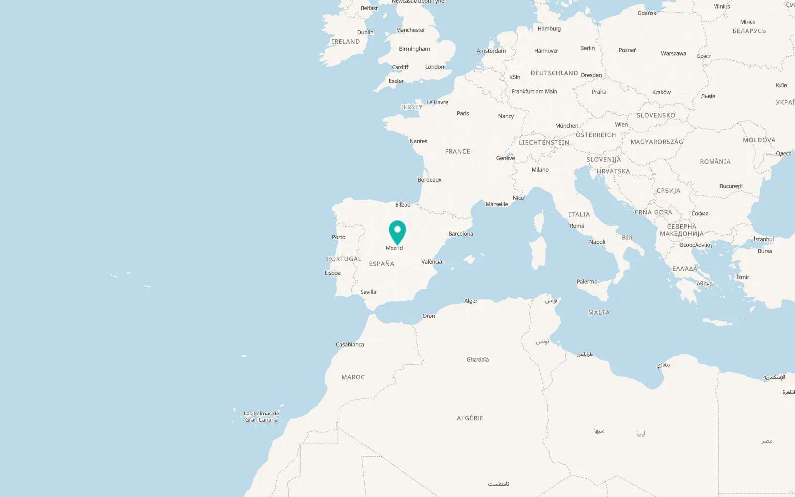 Map of Loeches