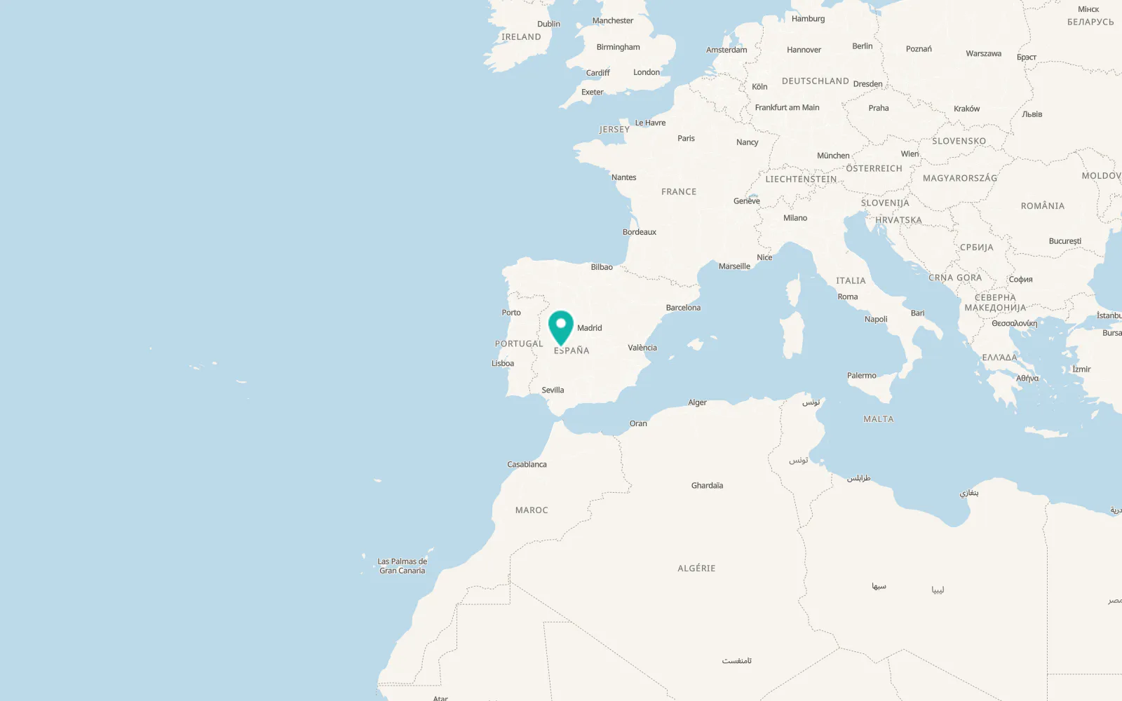 Map of Logrosán