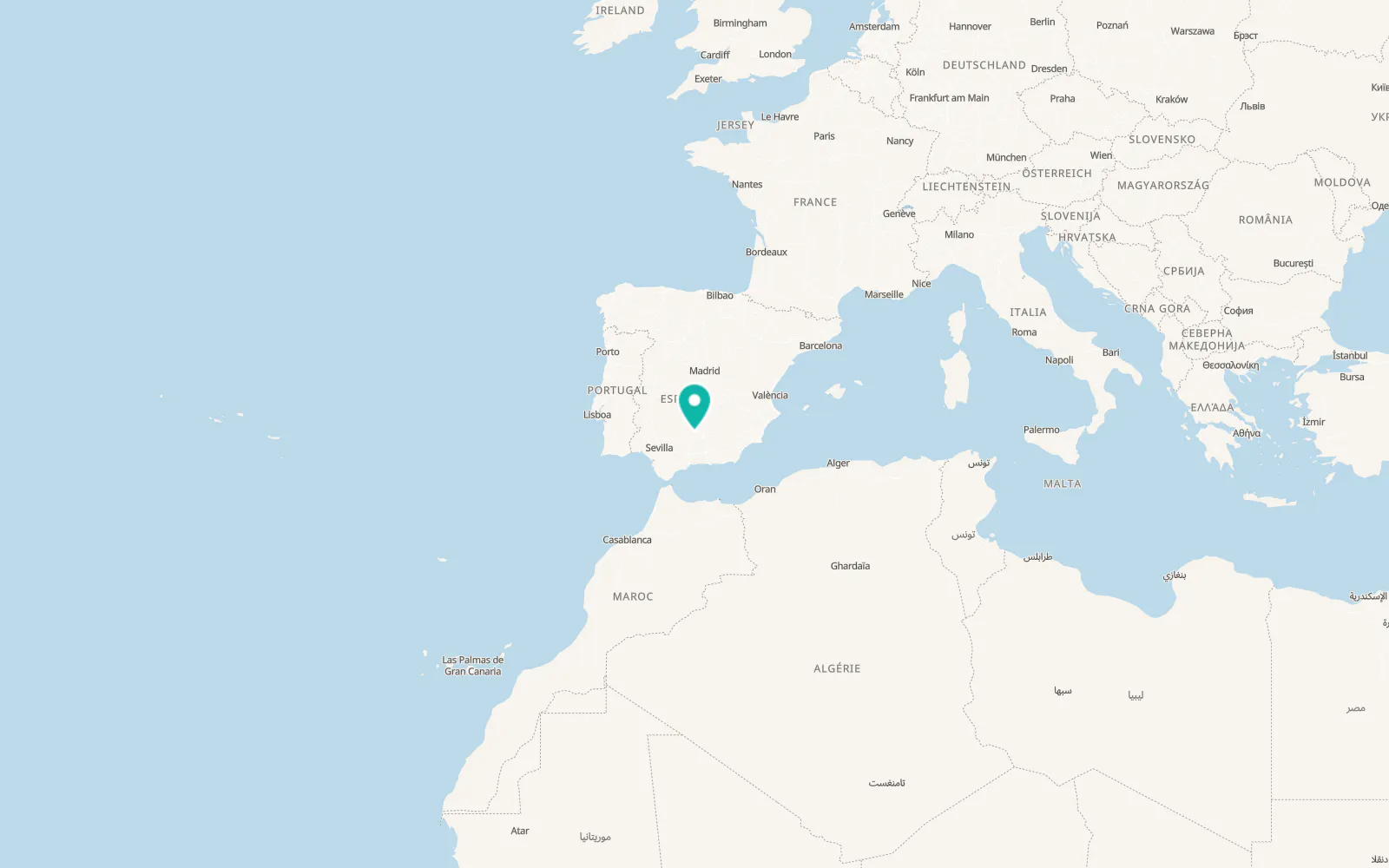 Map of Lopera