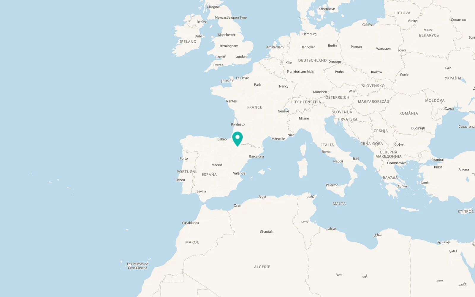 Map of Loscorrales