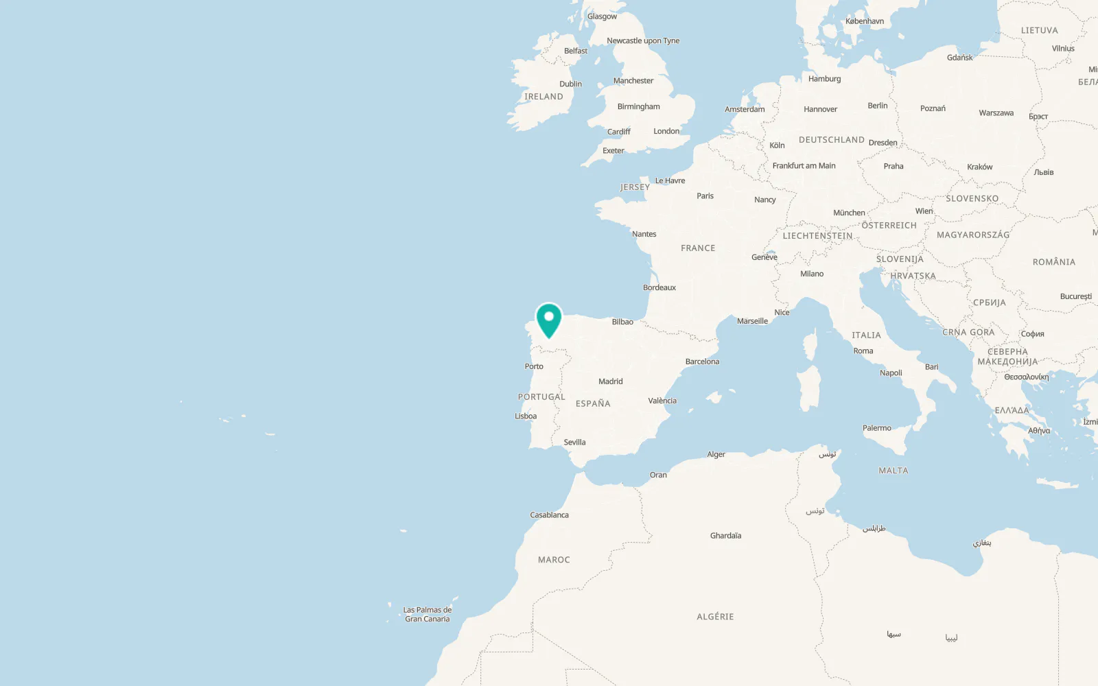 Map of Maceda