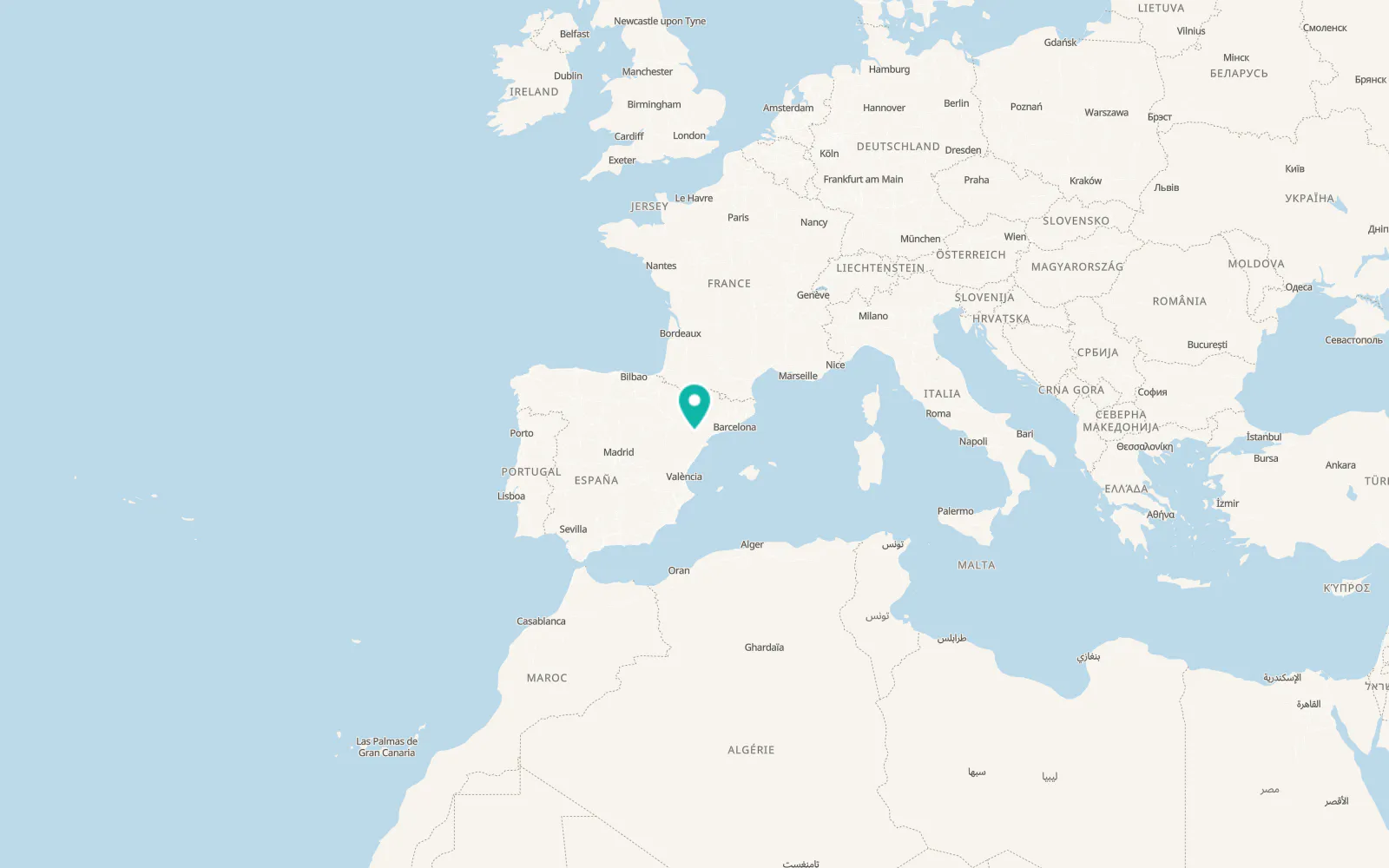 Map of Maella