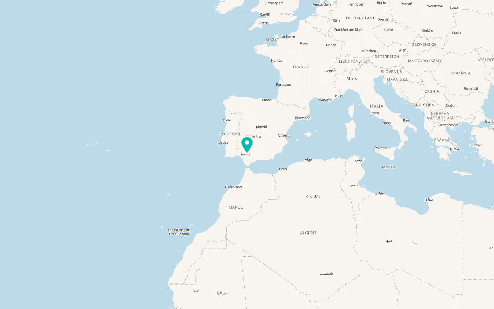 Map of Mairena del Alcor