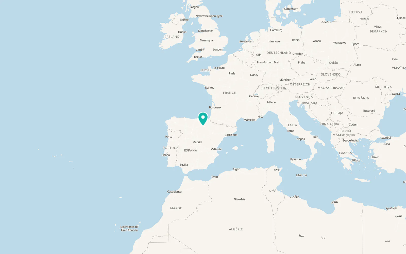 Map of Manjarrés