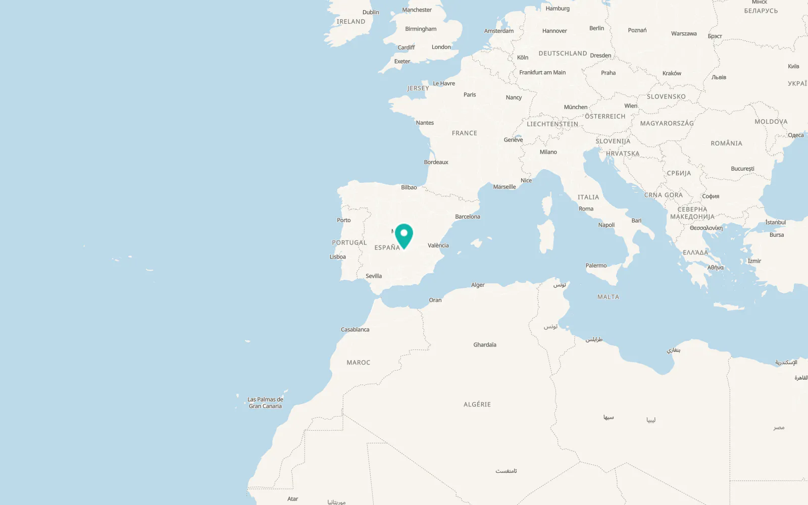 Map of Manzanares