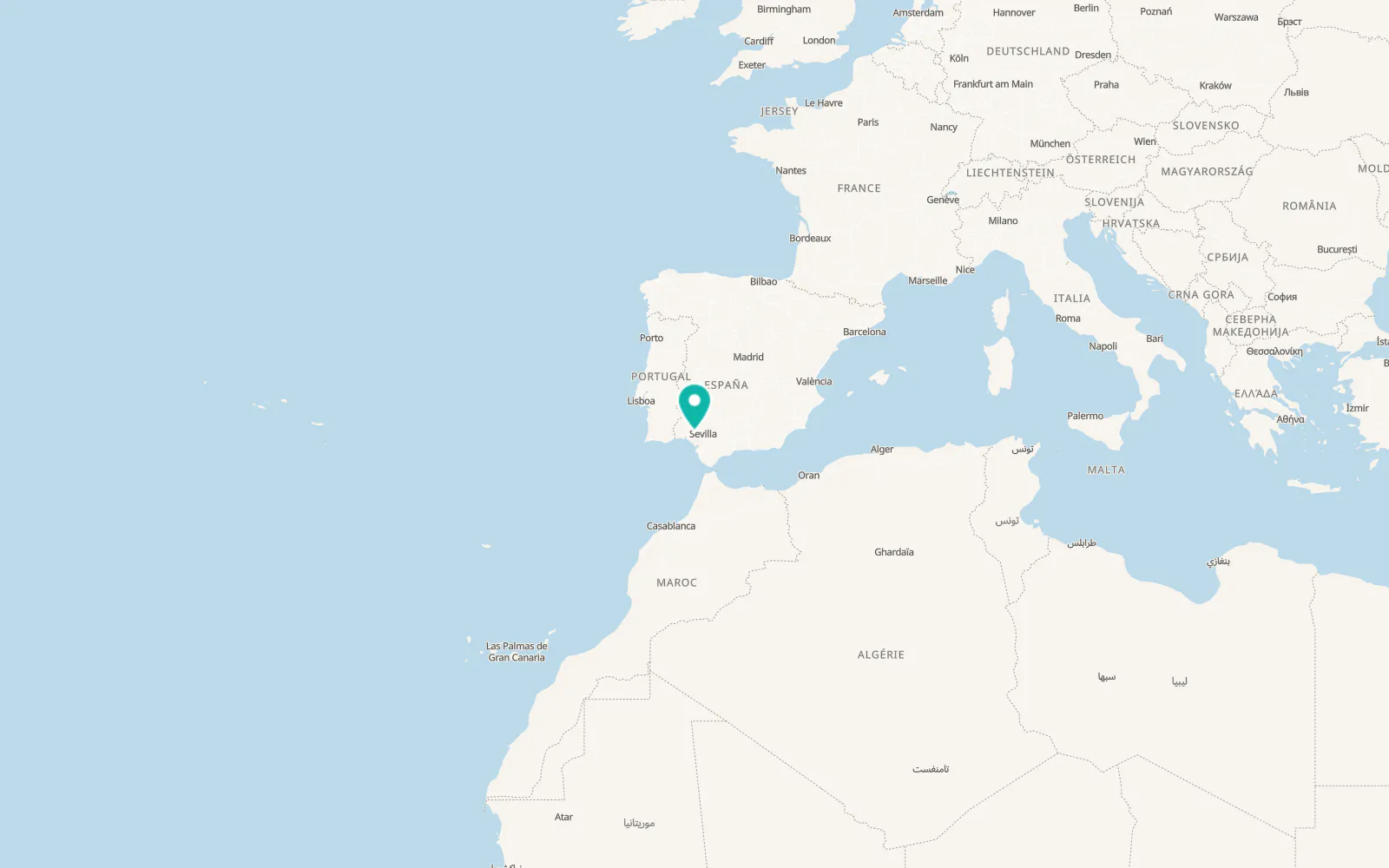 Map of Manzanilla