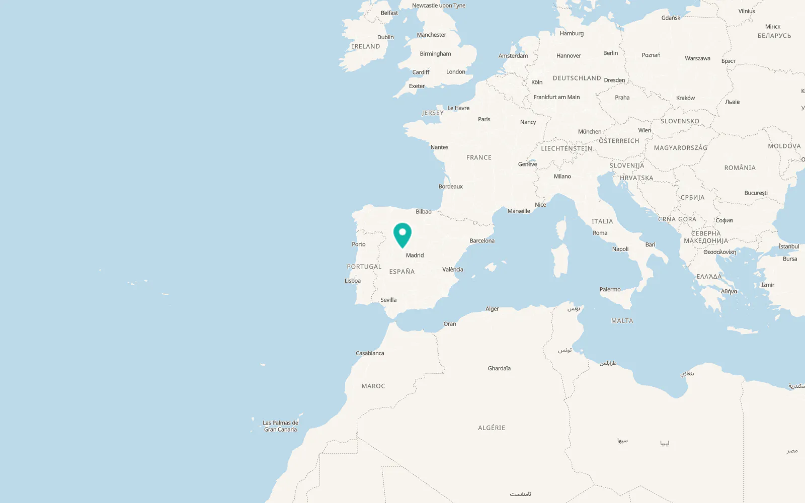 Map of Martiherrero