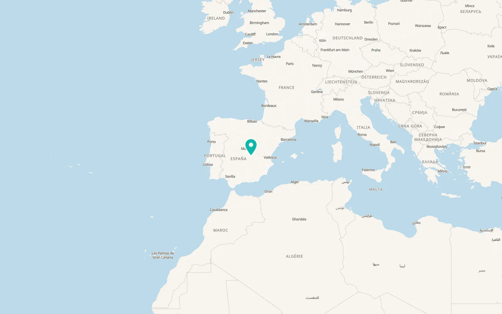 Map of Miguel Esteban
