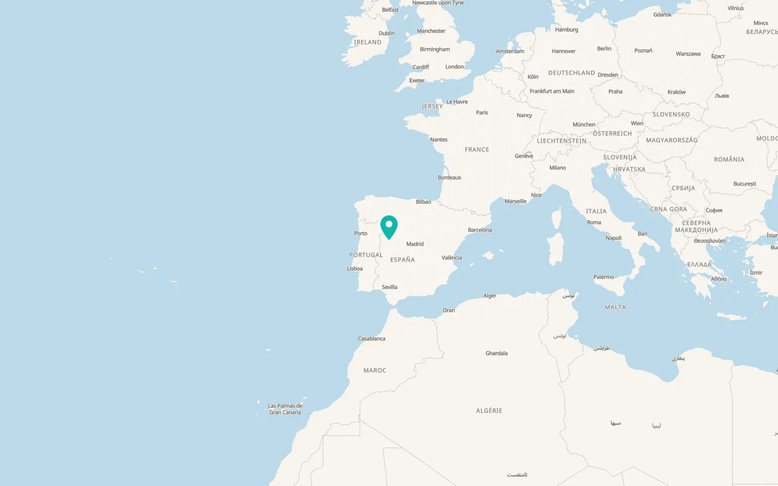 Map of Mogarraz