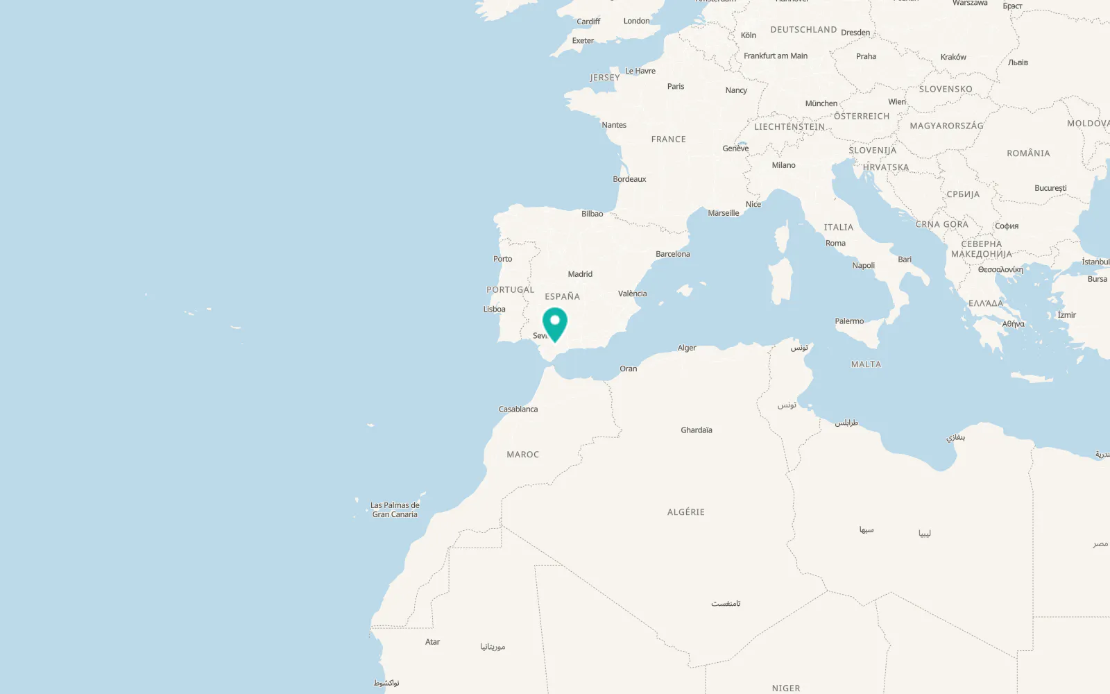 Map of Montecorto