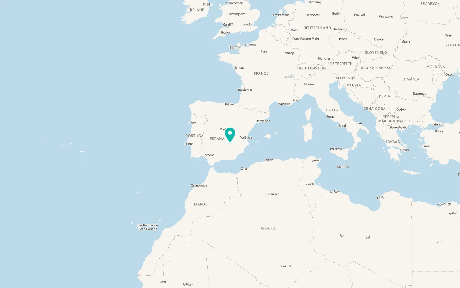 Map of Montiel