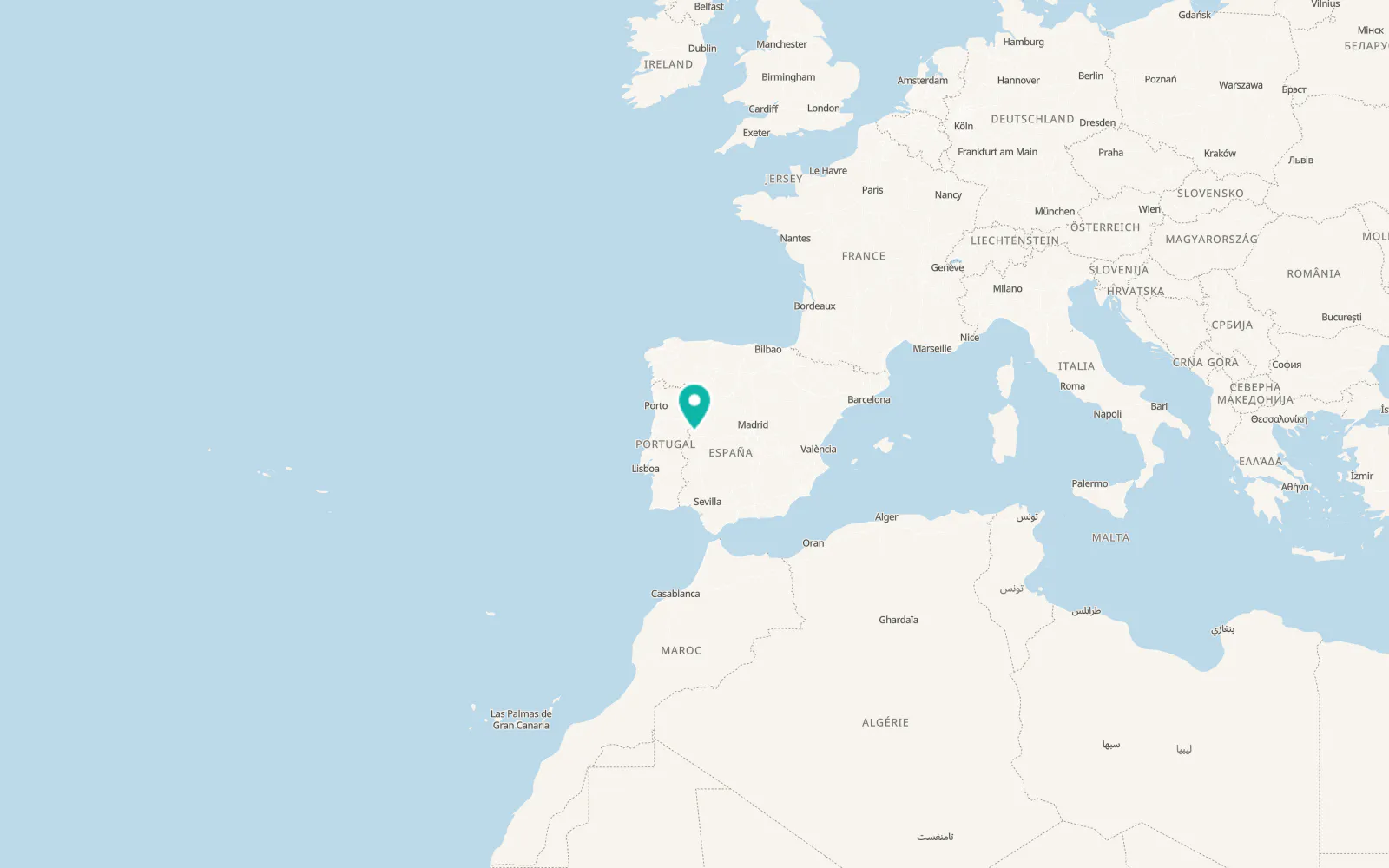 Map of Moraleja