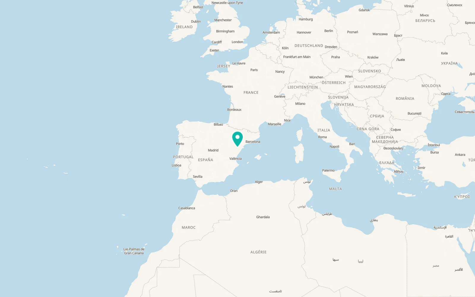 Map of Morella