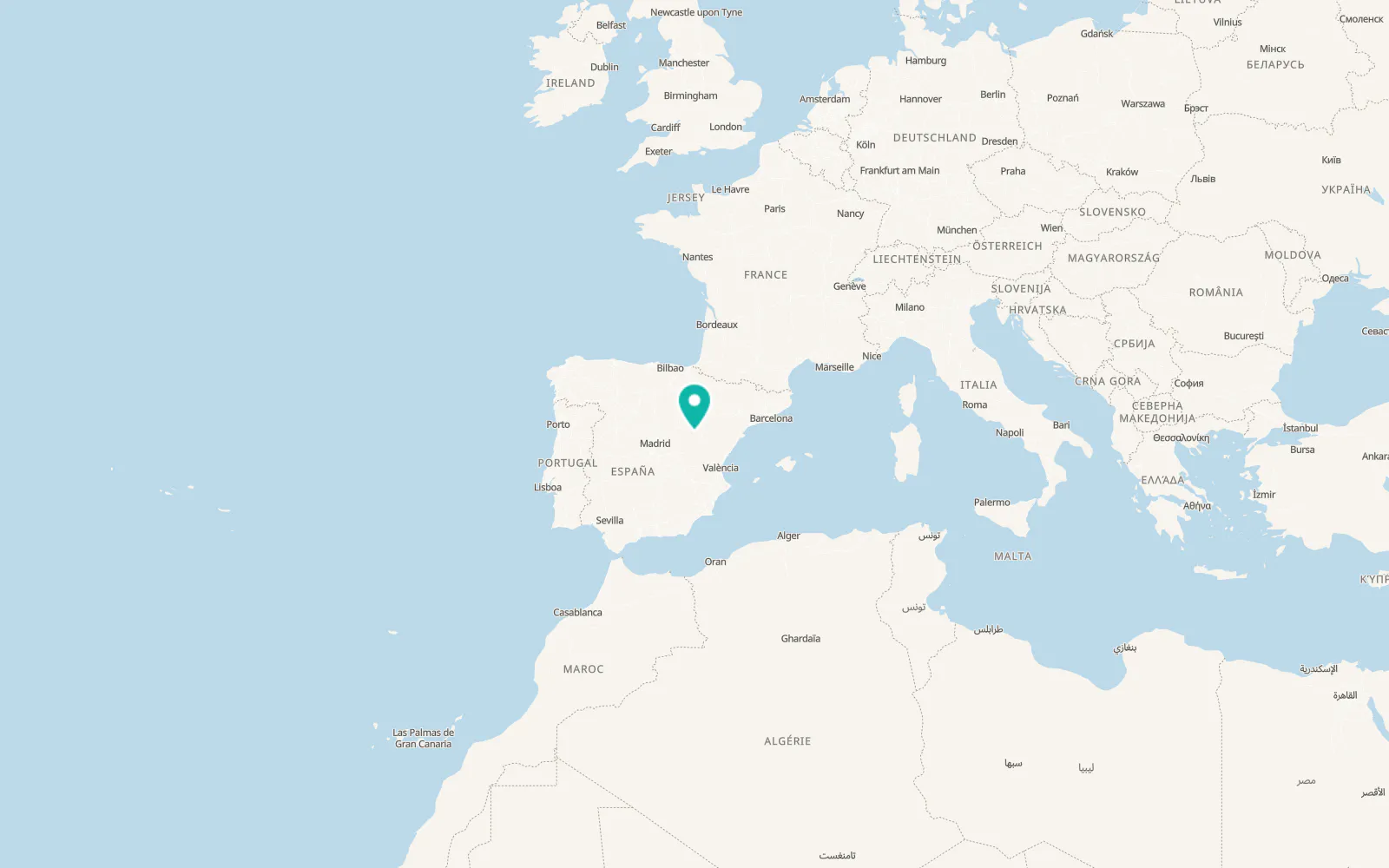 Map of Morenilla