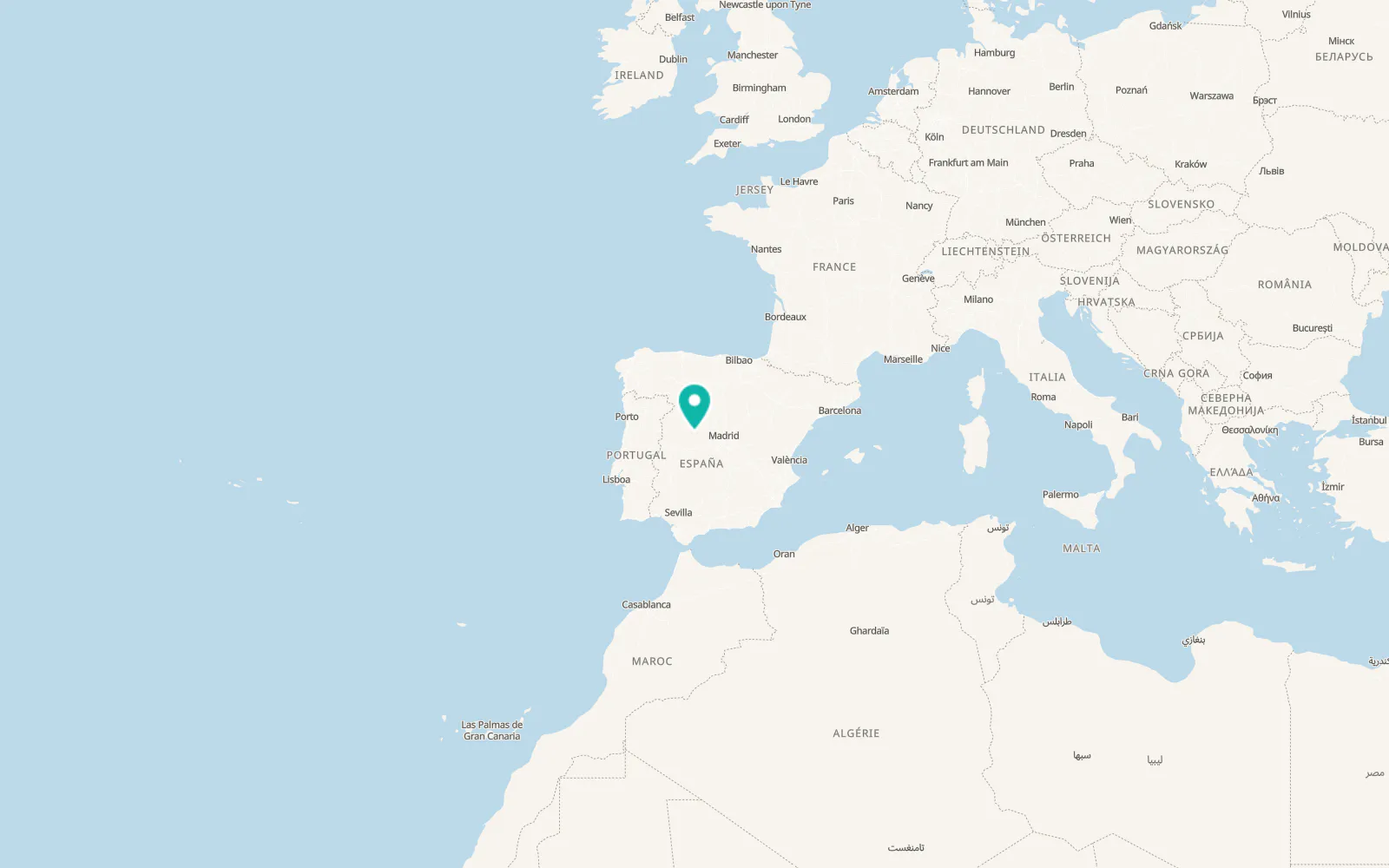 Map of Navacepedilla de Corneja
