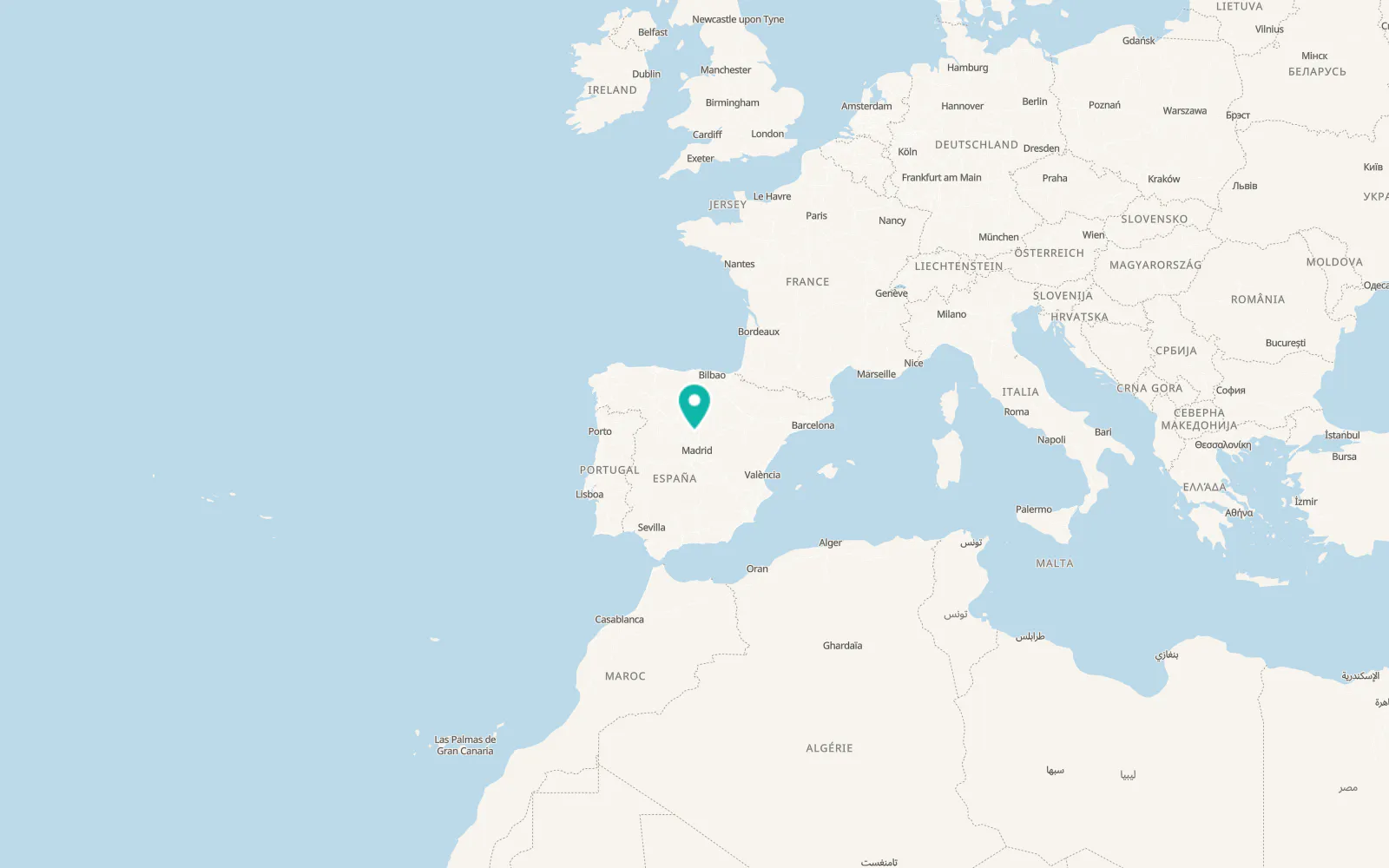Map of Navafría