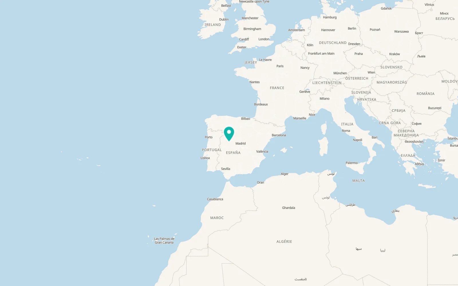 Map of Navamorales