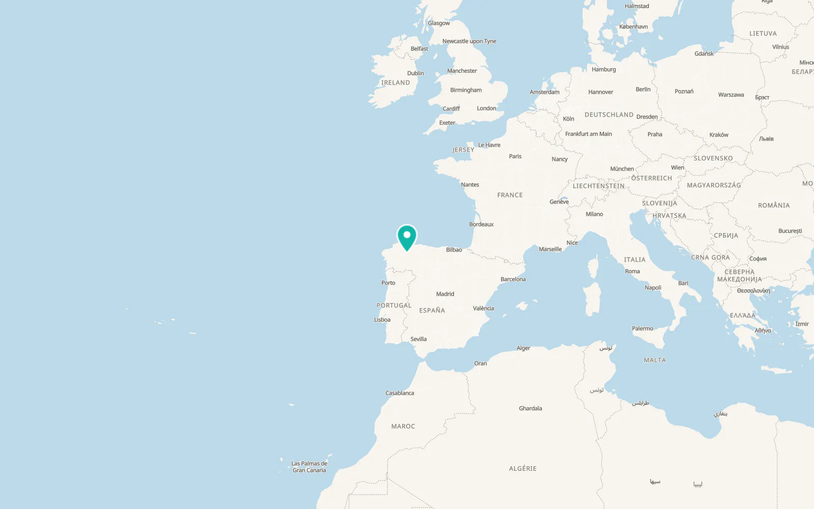 Map of Navia de Suarna