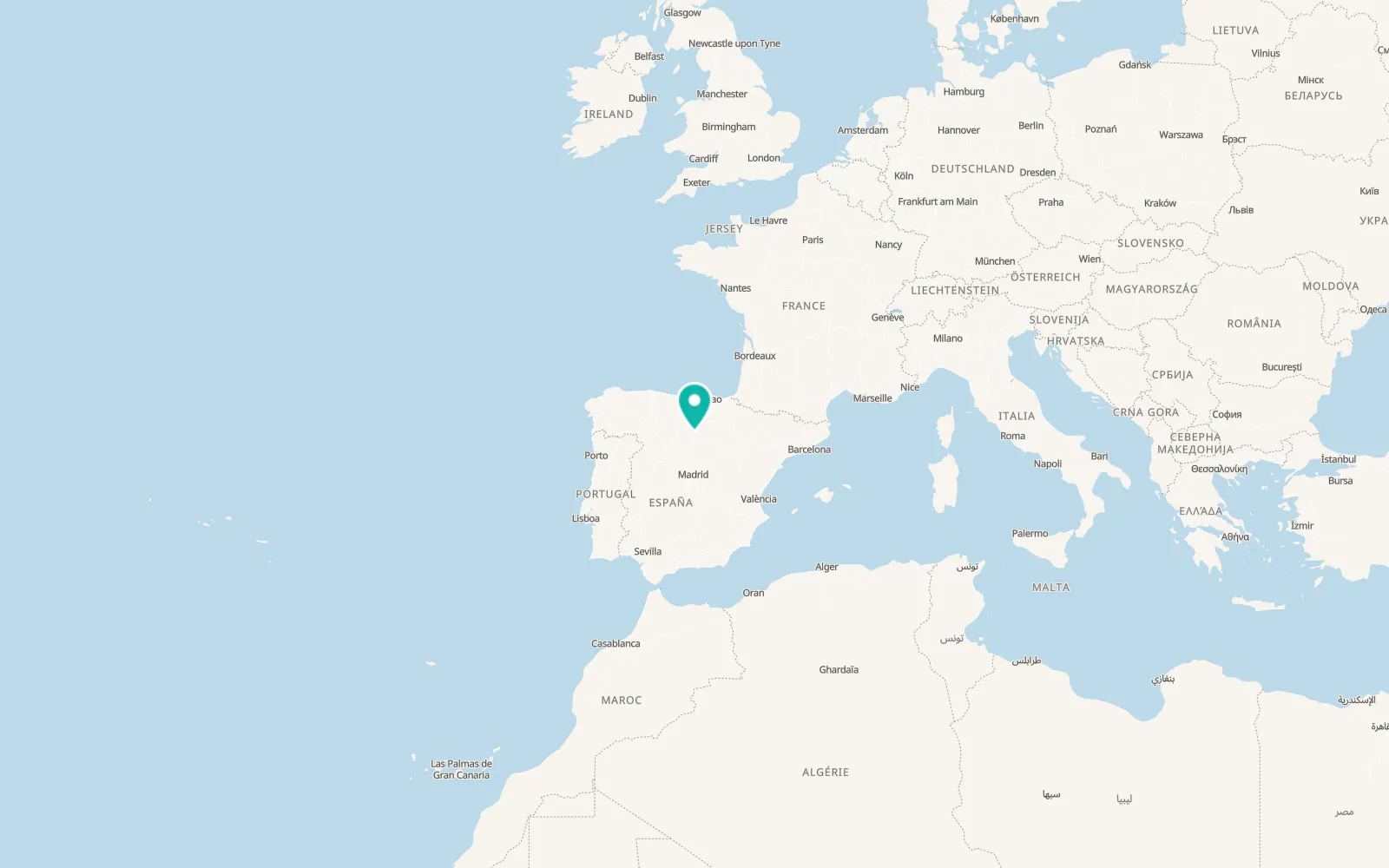 Map of Nebreda