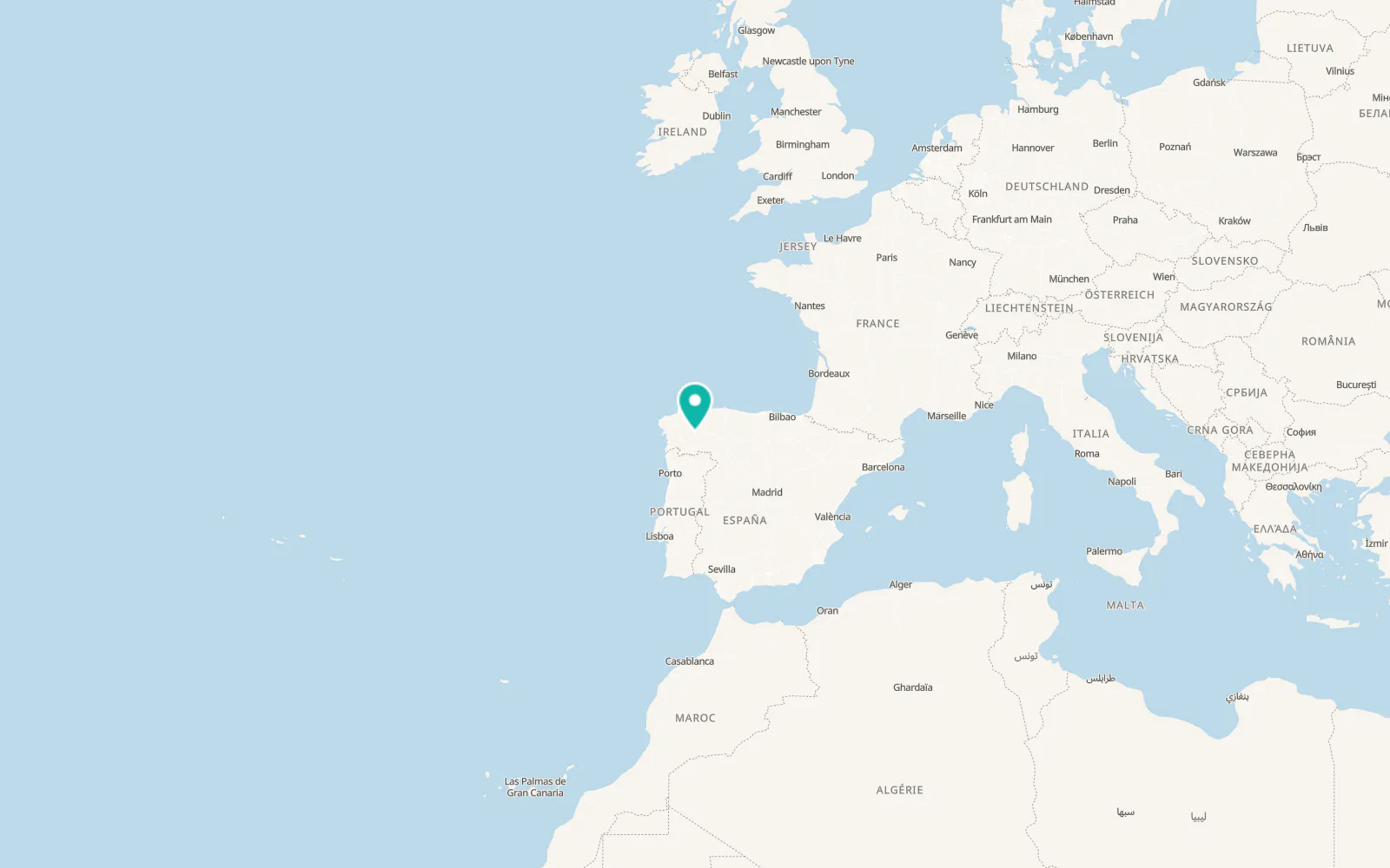 Map of O Incio