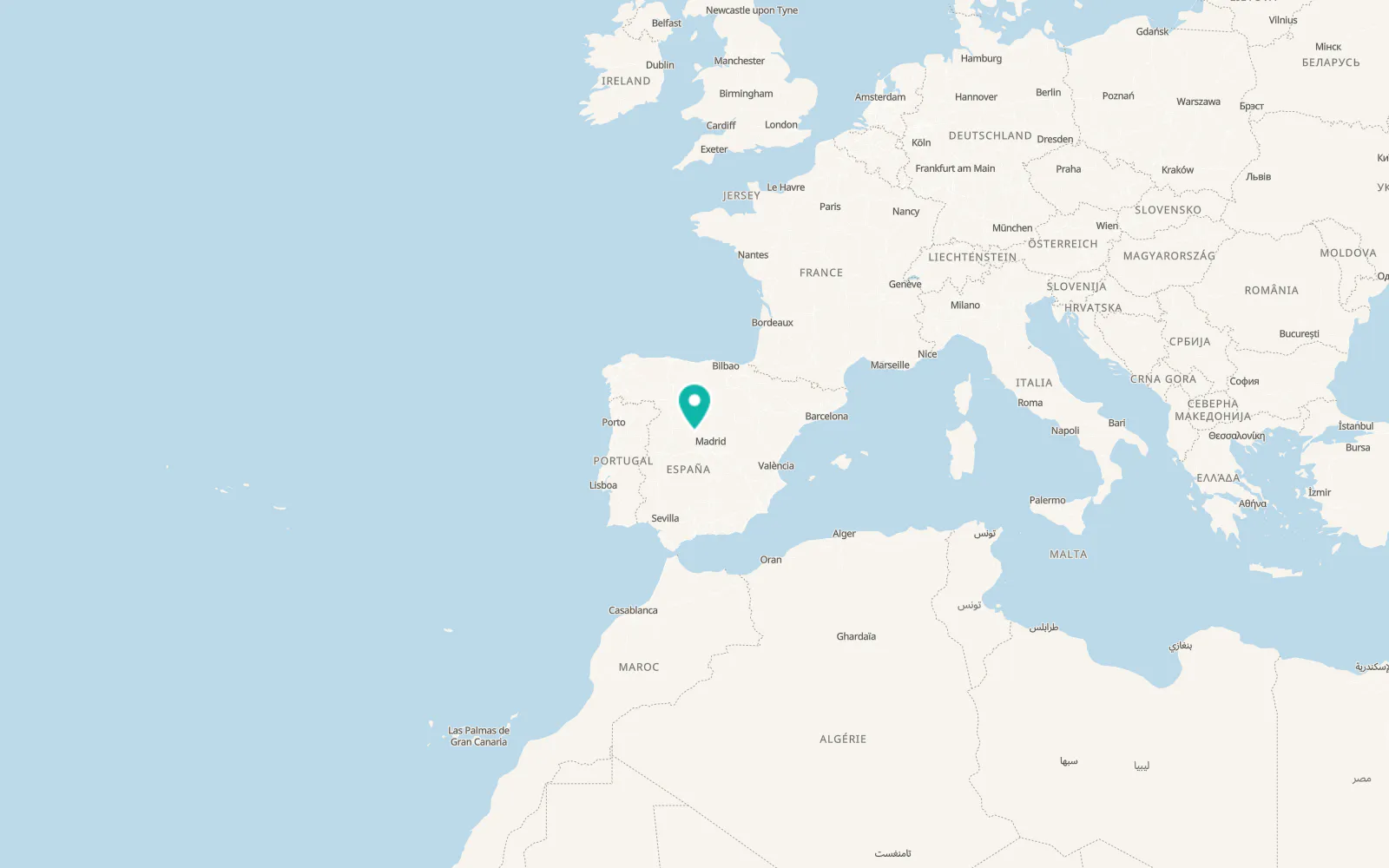 Map of Ojos-Albos