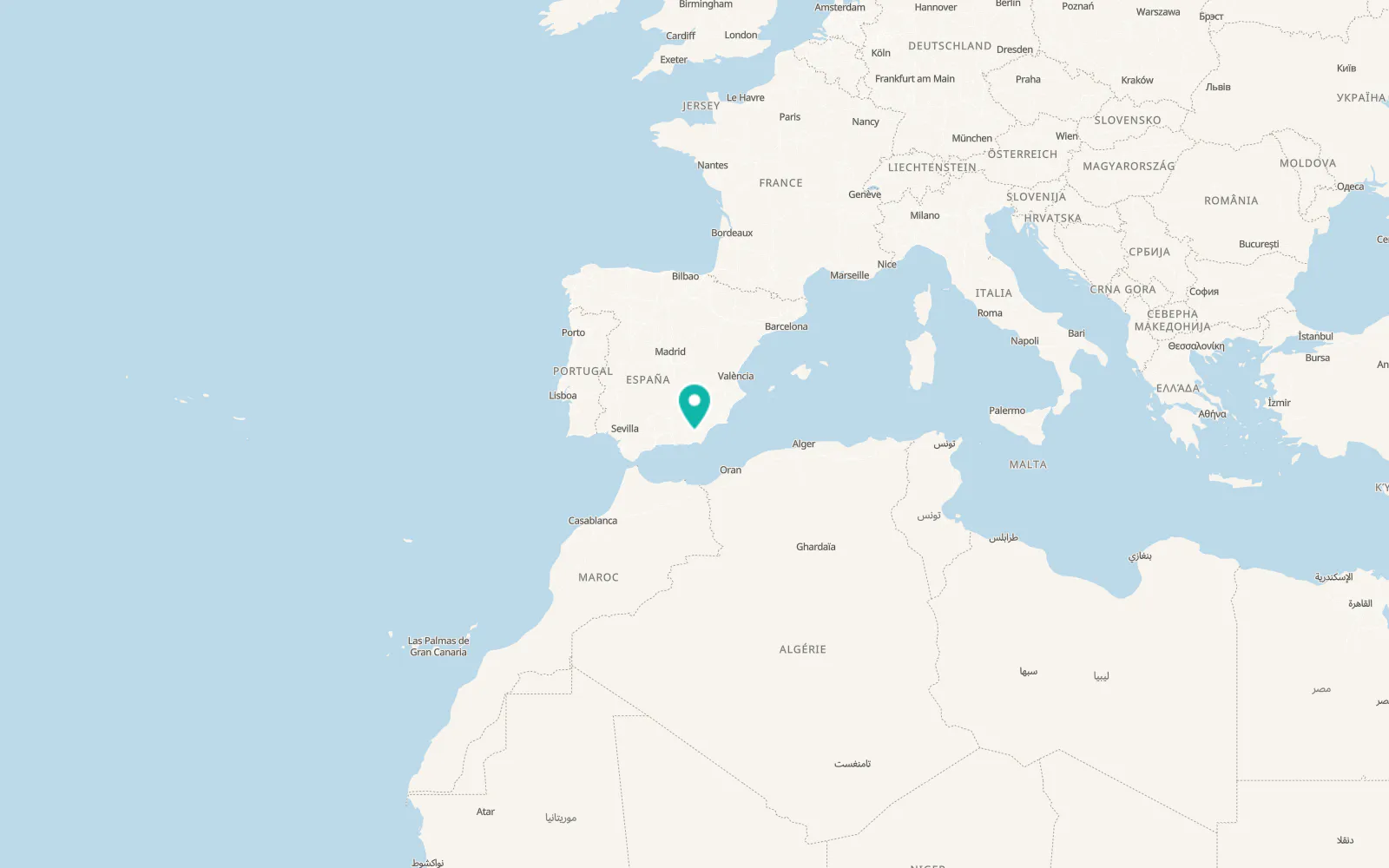 Map of Olula de Castro