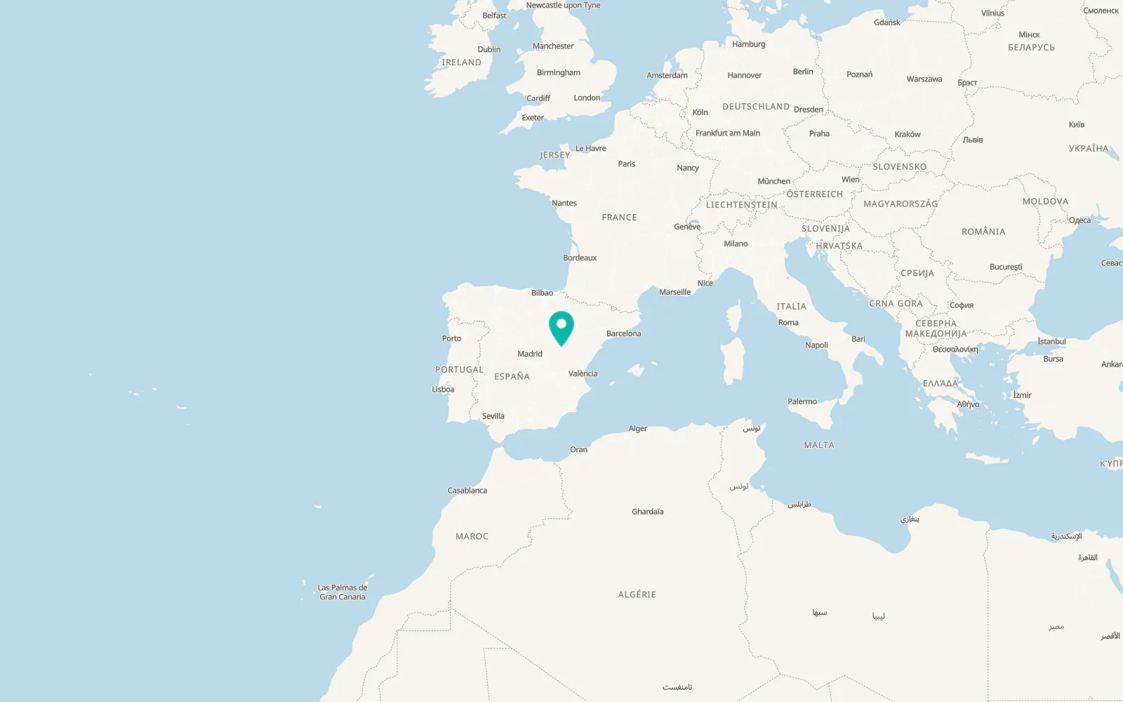 Map of Orea