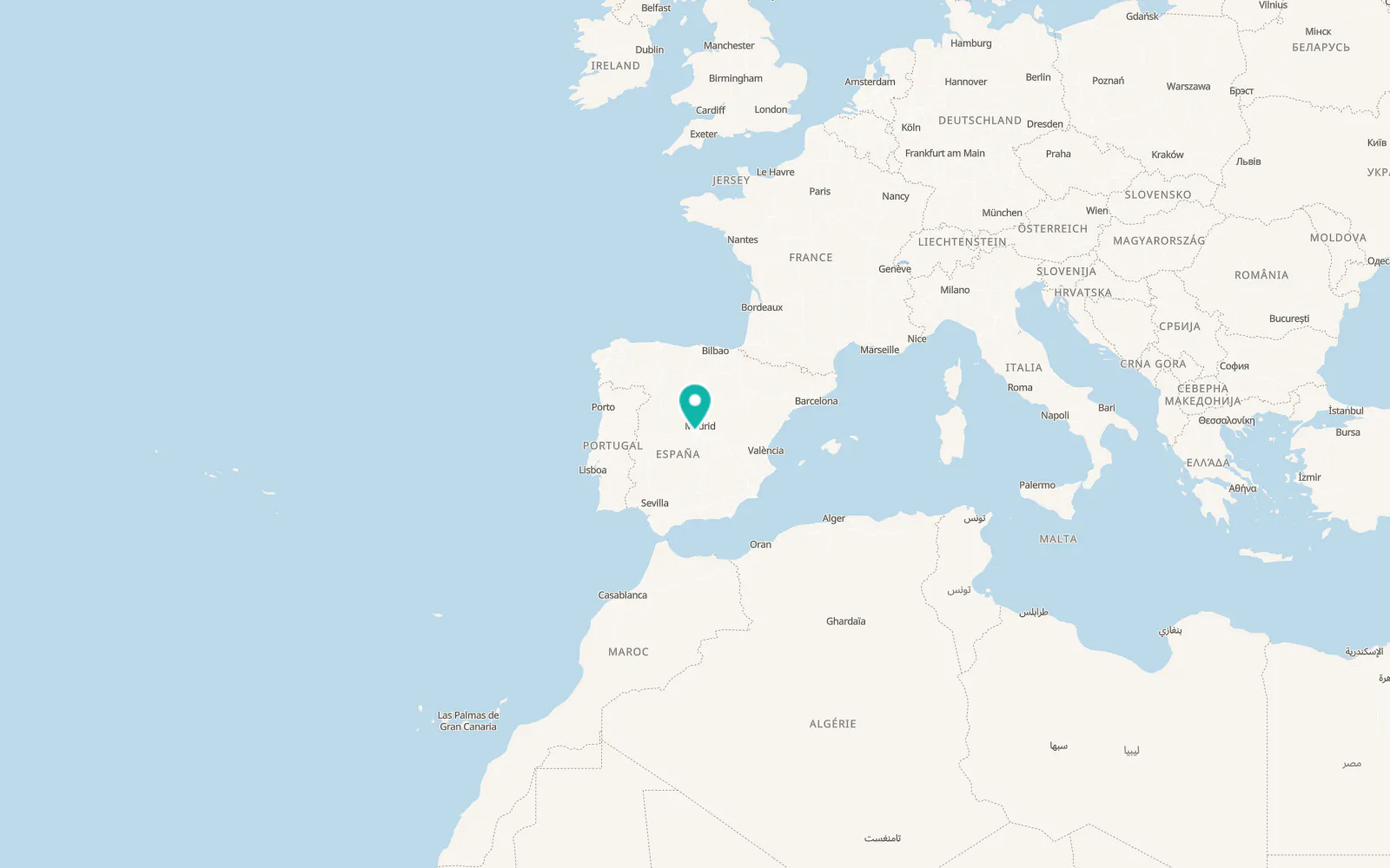 Map of Palomeque