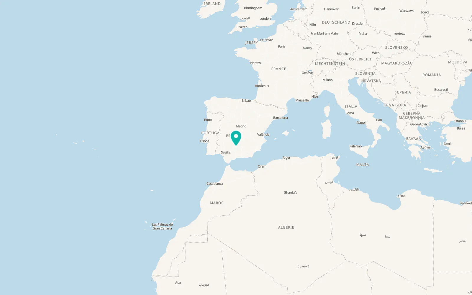 Map of Pedro Abad