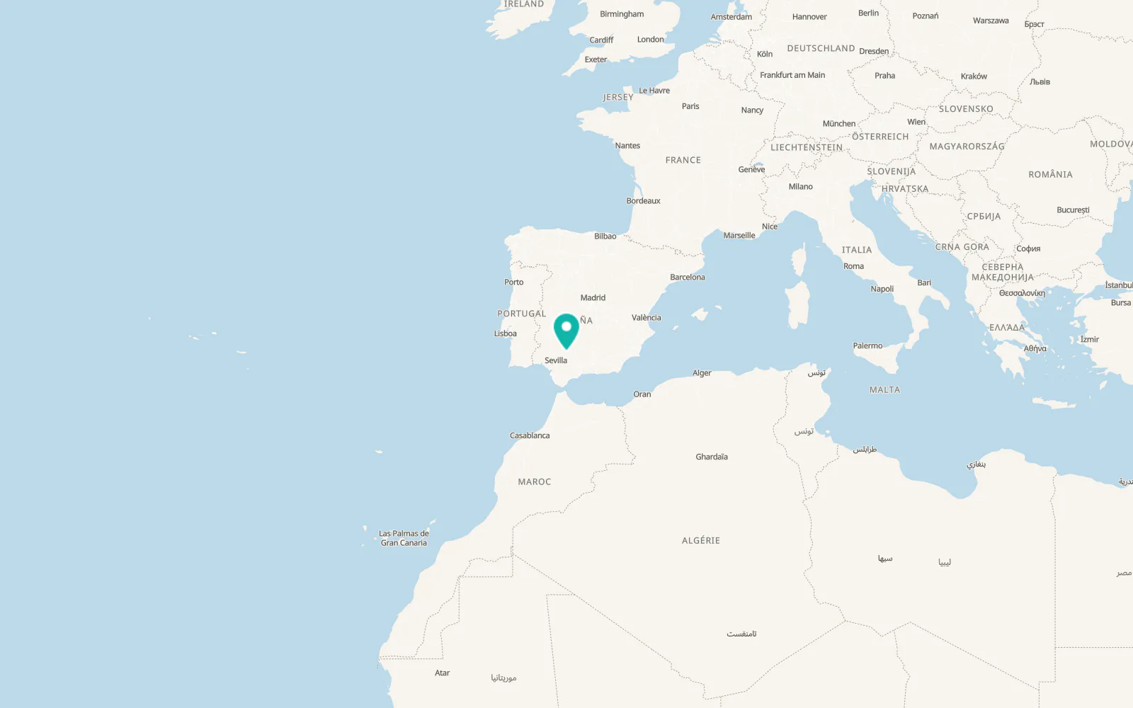 Map of Peñaflor