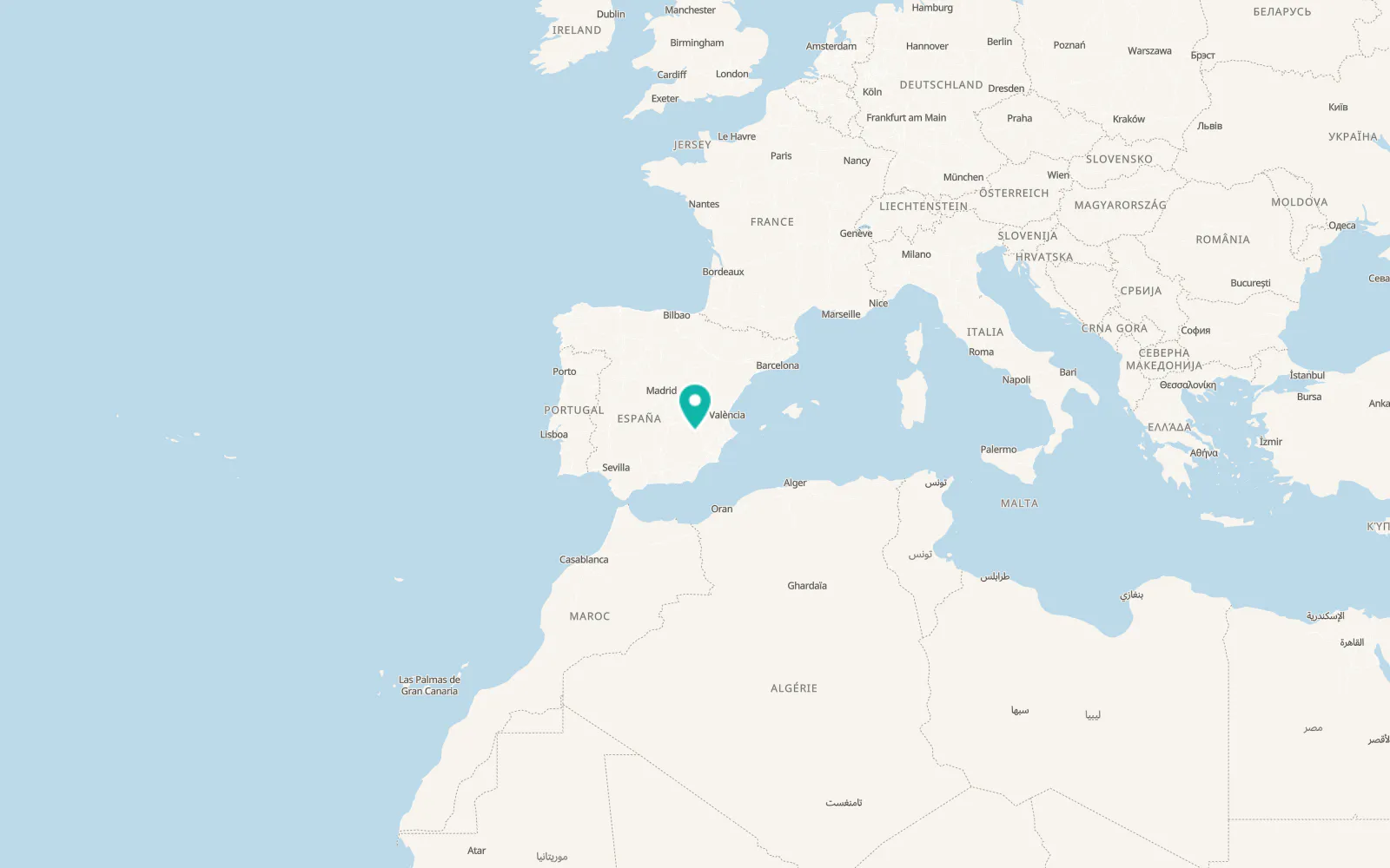 Map of Peñas de San Pedro