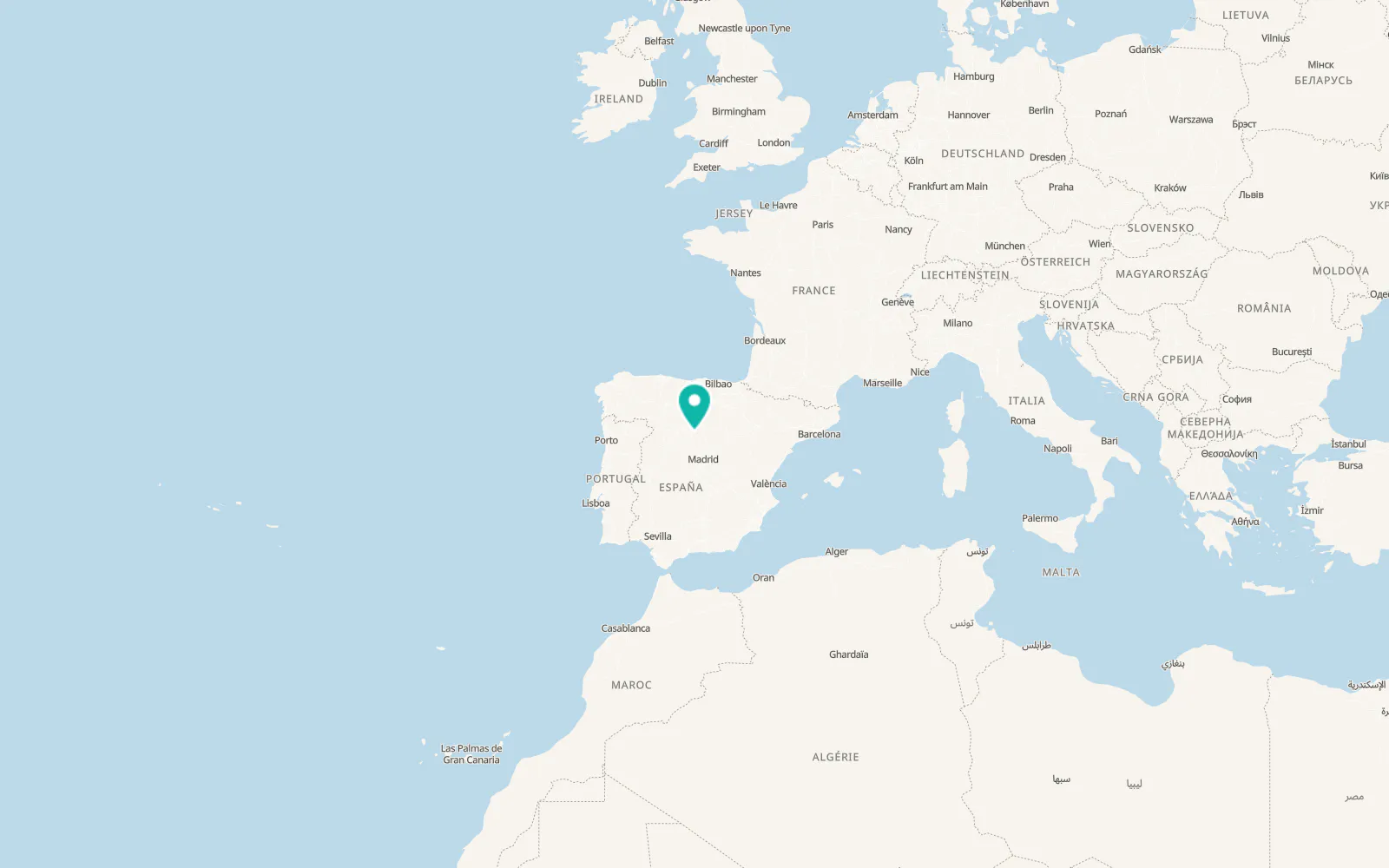 Map of Perosillo