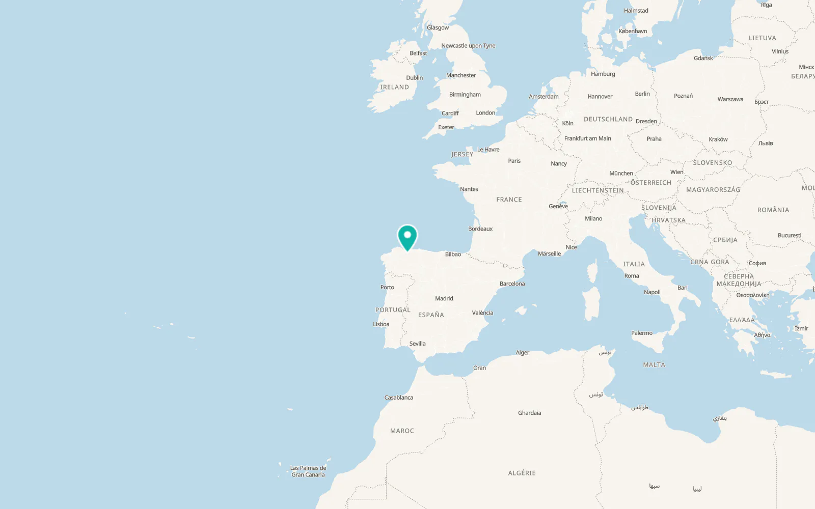 Map of Pesoz