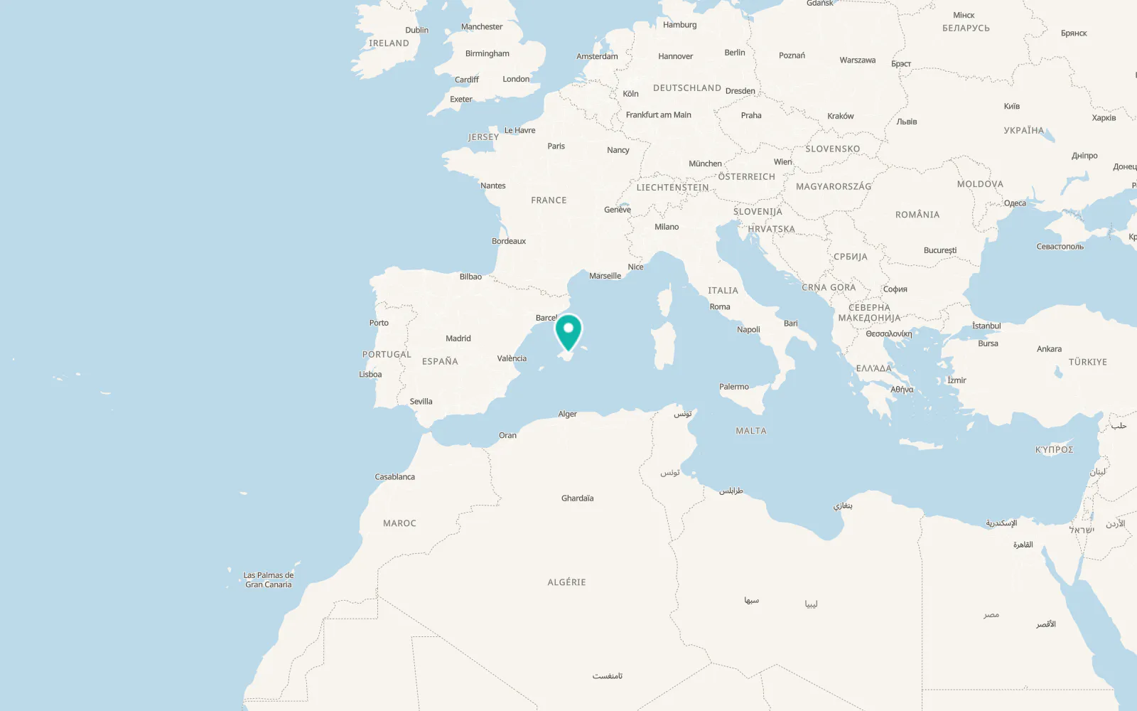 Map of Petra