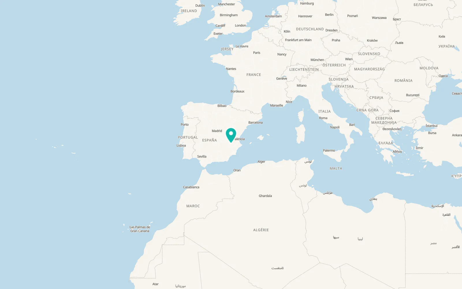 Map of Pétrola