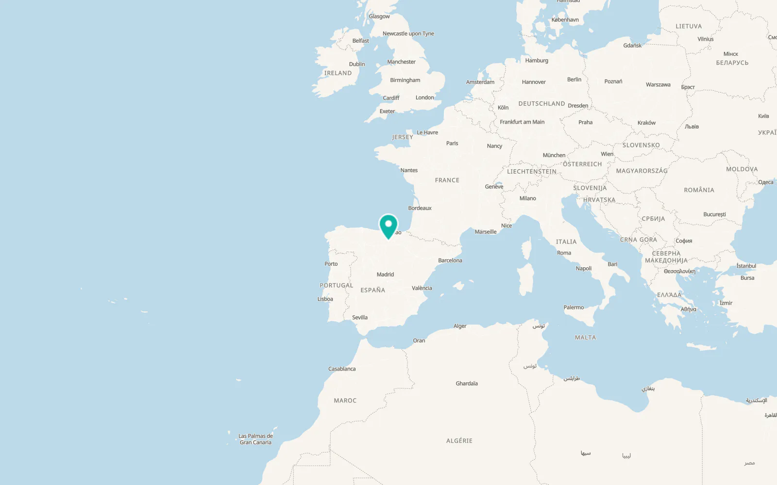 Map of Piérnigas