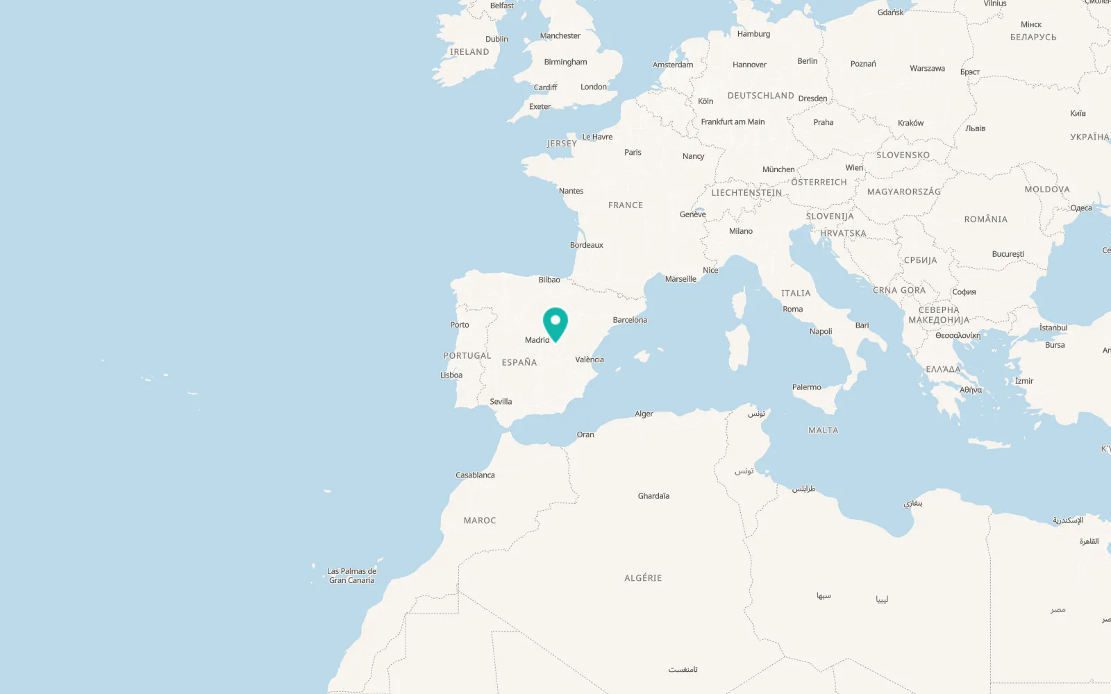 Map of Pineda de Gigüela