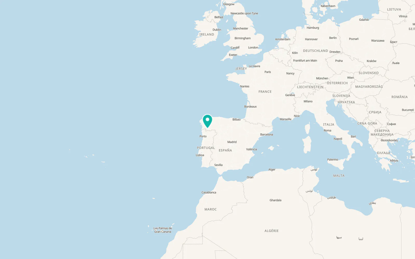 Map of Porqueira