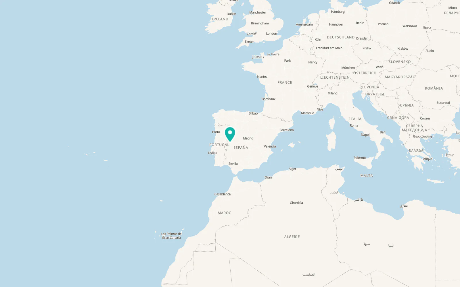 Map of Portezuelo