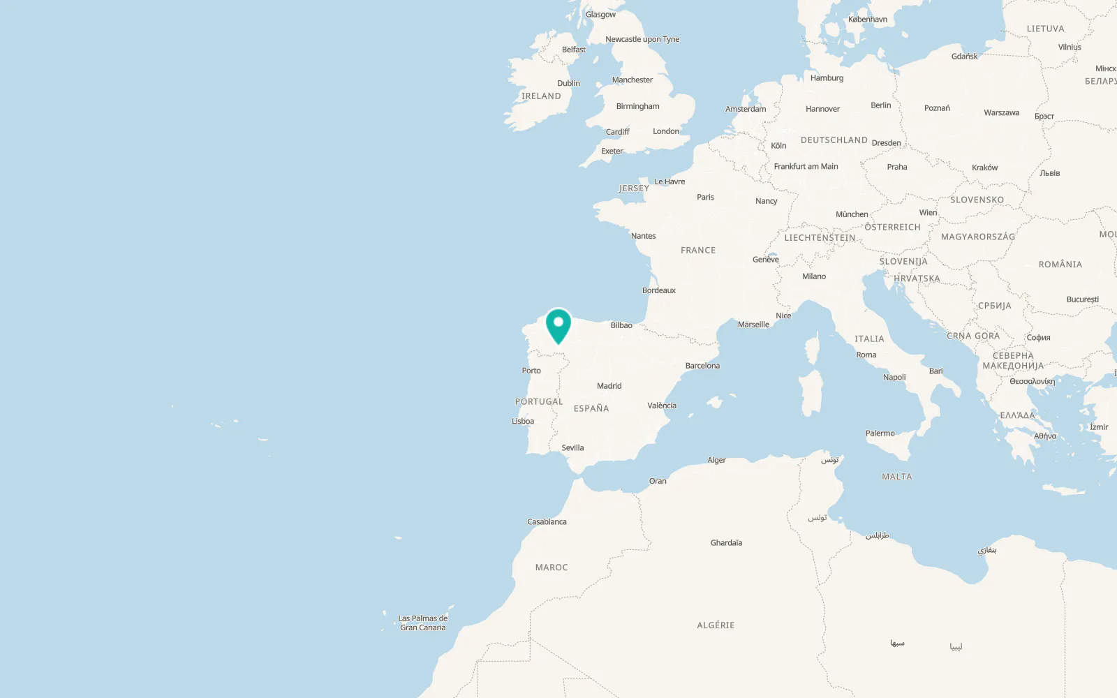 Map of Porto