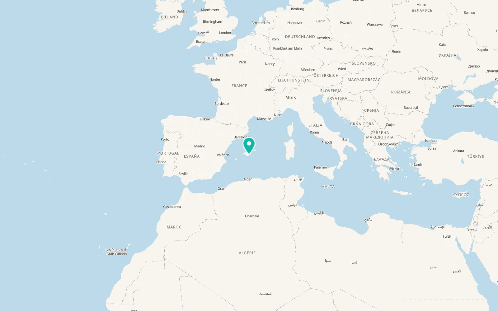 Map of Portocolom