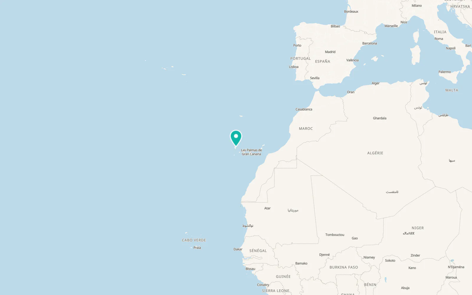 Map of Puntallana