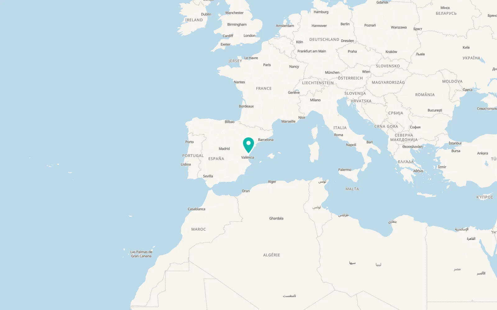Map of Quartell
