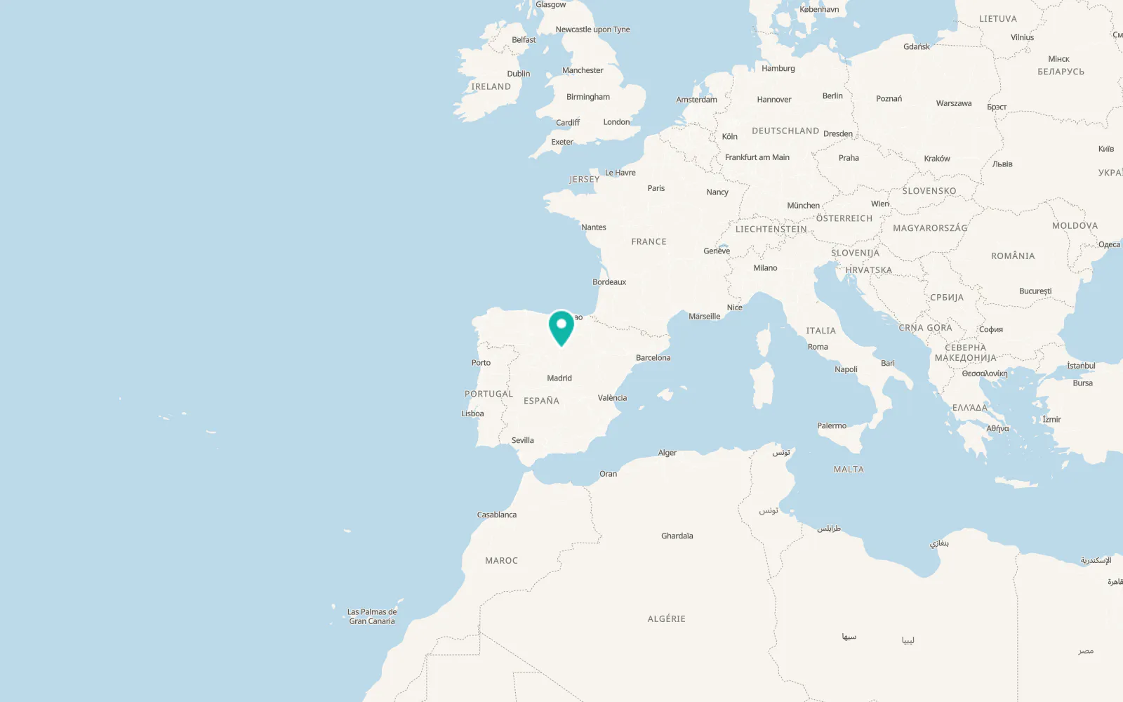 Map of Quemada