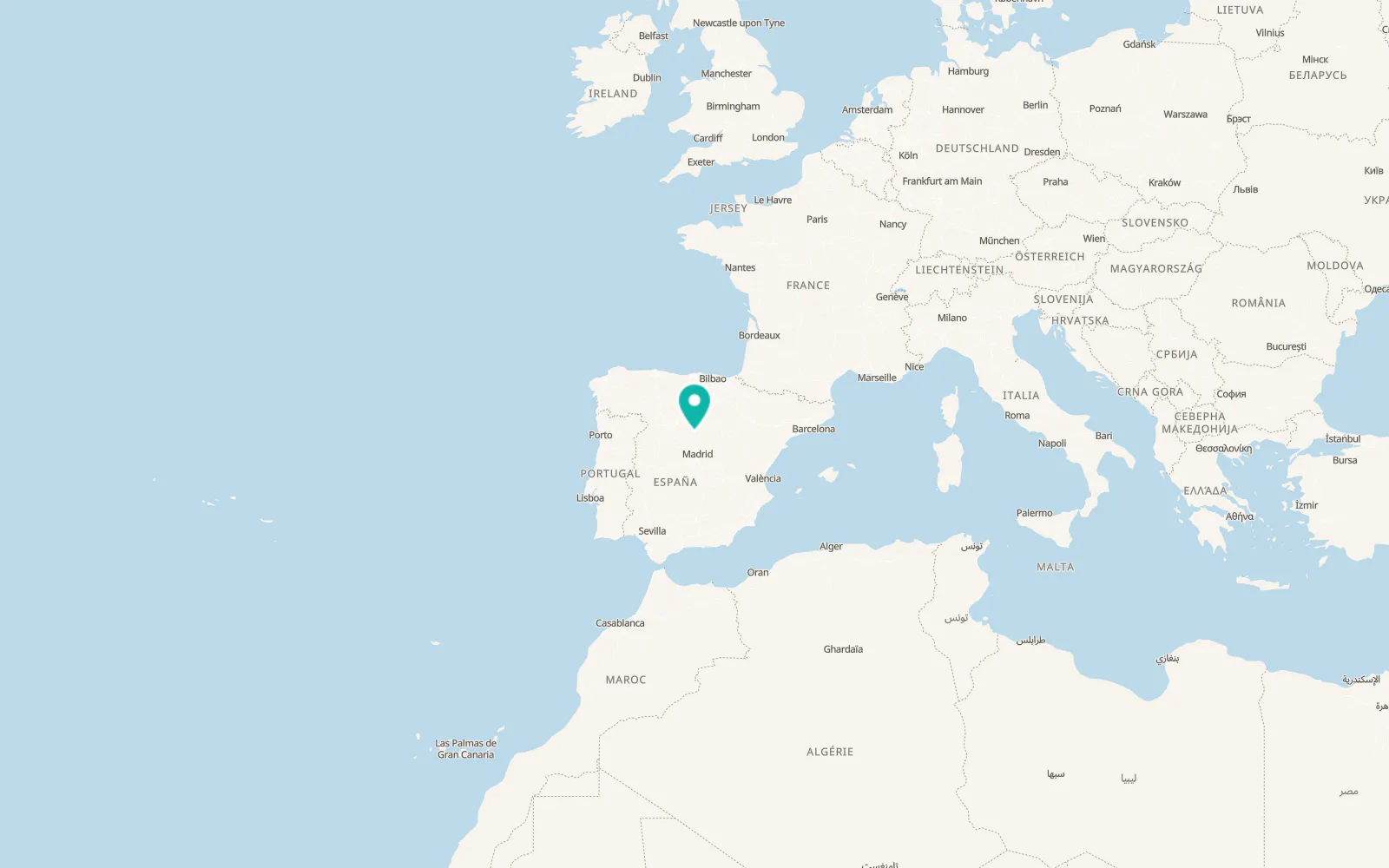 Map of Rebollo