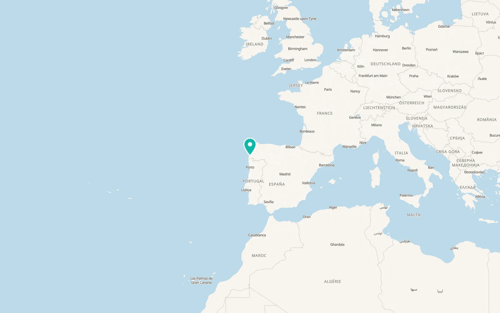 Map of Redondela