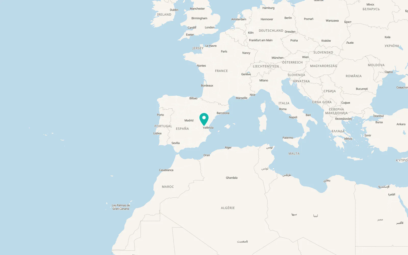 Map of Requena